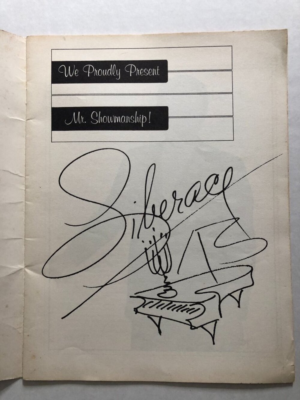 Liberace Autographed Program Signed on Back - Picture 8 of 11